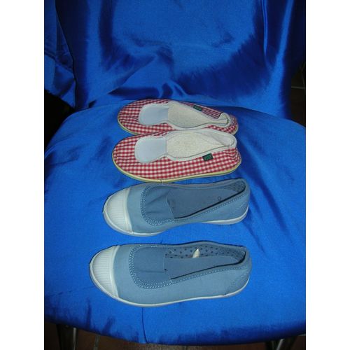Lot De 2 Paires De Ballerines Aster Et Okaïdi 30.