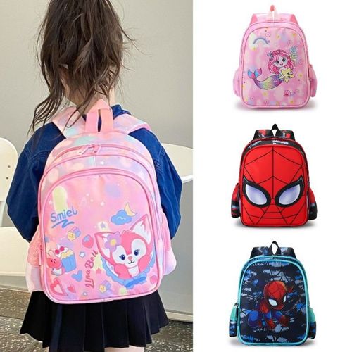 Maternelle 2-5 ans petite classe mignon dessin animé spiderman sac à dos mâle et femelle bébé à la mode petit sac d'école SHB11556