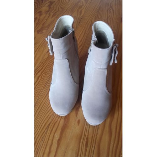 Bottines Like Style 36 Crème