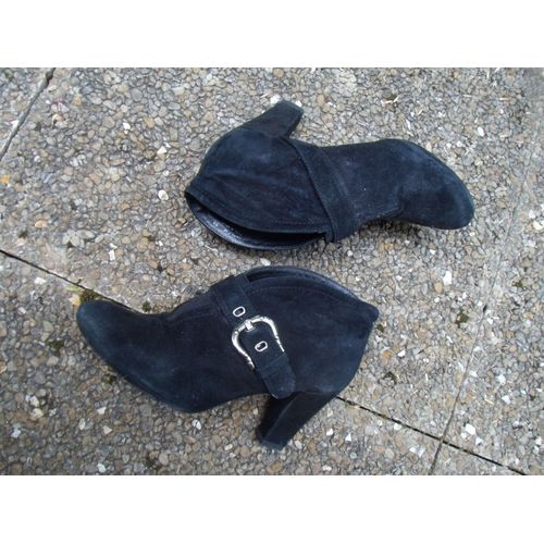 Boots Geox Noires Daim P38