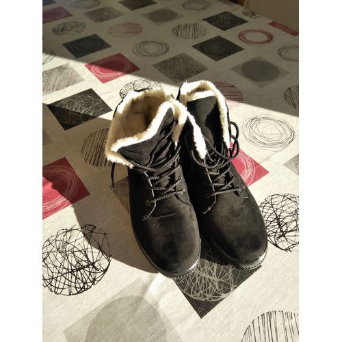 Bottines Fourré 43 Noir