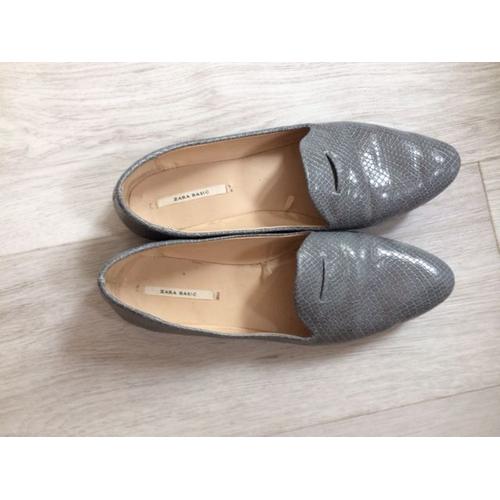 Mocassins Zara 38 Gris