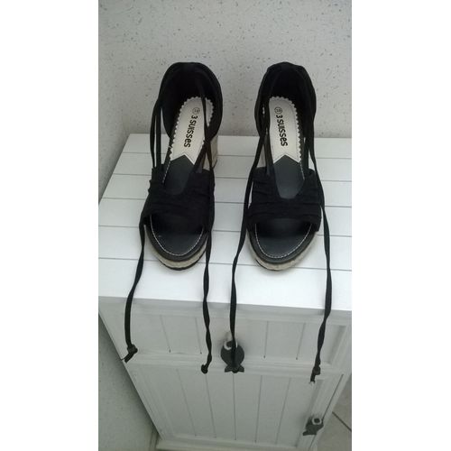 Espadrilles Compensées Neuves - T.39