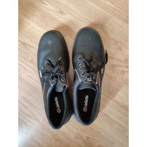 Chaussures De Sécurité Basse Cuir Noir Taille 46 En Iso 20345