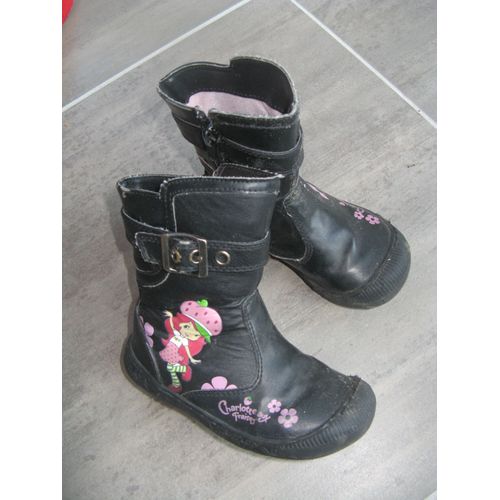 Bottines Charlotte Aux Fraises 24 Noir