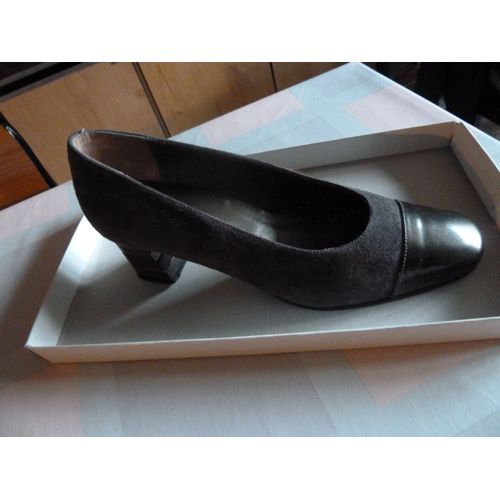Escarpins Daim Gris T36