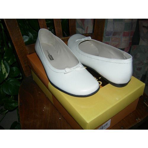 Ballerines Cuir,Beige,P 38 Et 41,Neufs