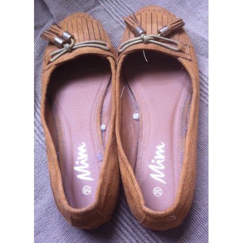 Ballerines Marron T 38  Très Bon Etat