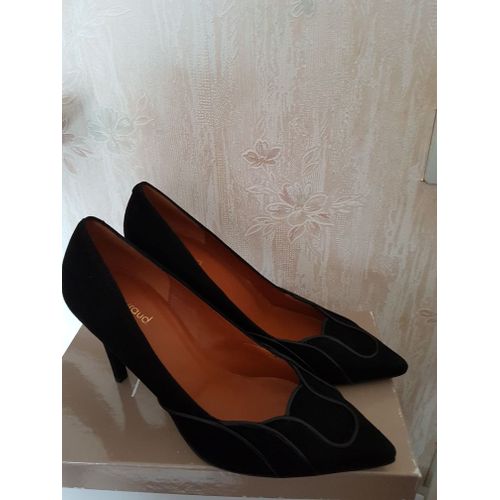 Escarpins Noirs En Nubuck - 39