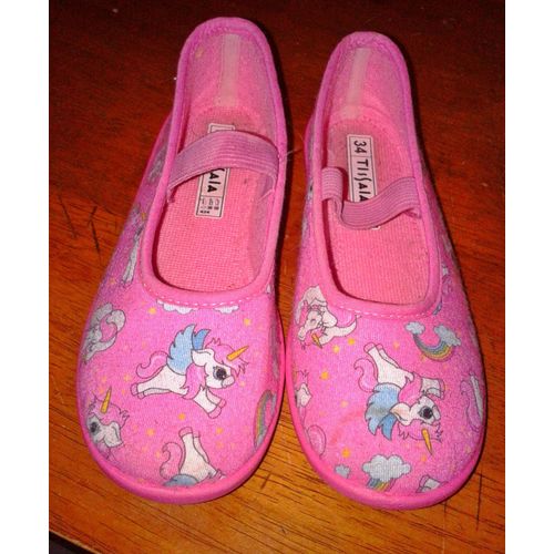Chaussons Rose Licorne Taille 34 Tissaia ..