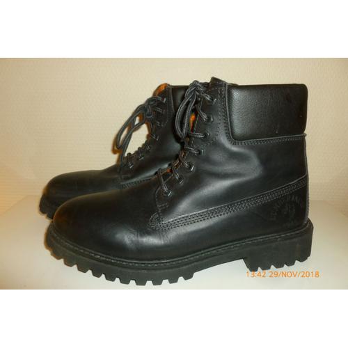 Bottines Lumberjack 41 Cuir Noires