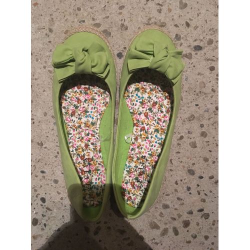 Ballerine Noeud Vert - 40
