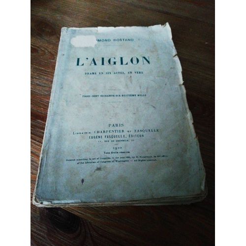 L'aiglon Edmond Rostand