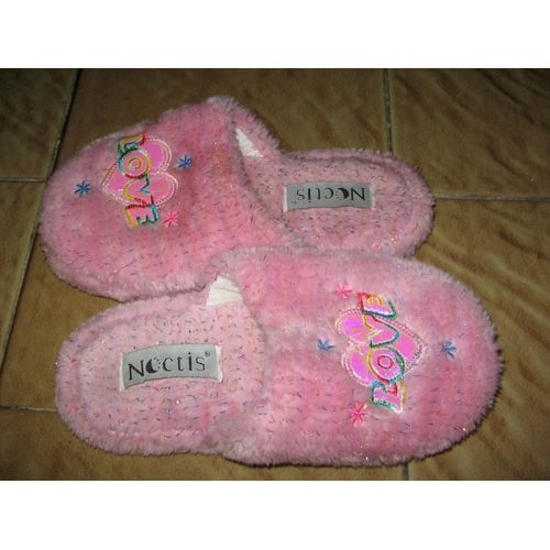 Pantoufle Fille 34 Rose