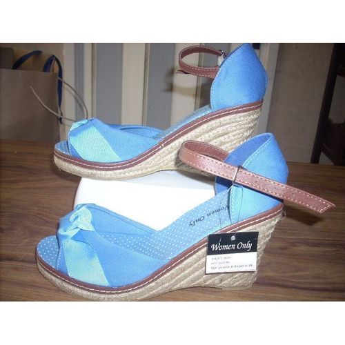 Sandales Été Talon Compensé Corde Women Only P39