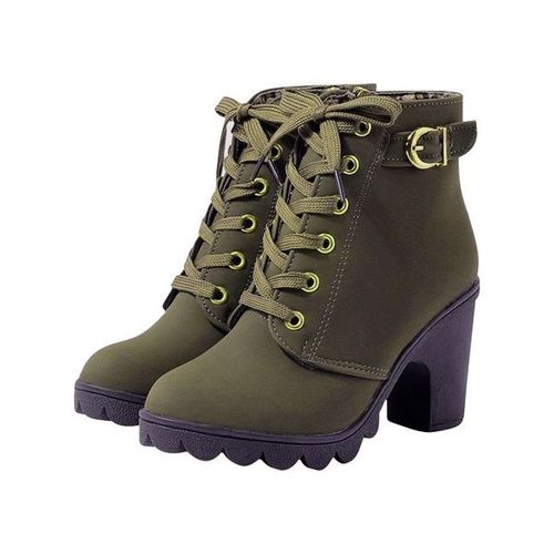 Bottines Vert Militaire T37