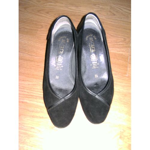 Mocassins Cuir Noir - Ascara - Taille 39 R