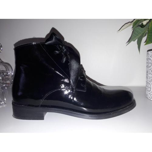 Bottines noires shop femme besson