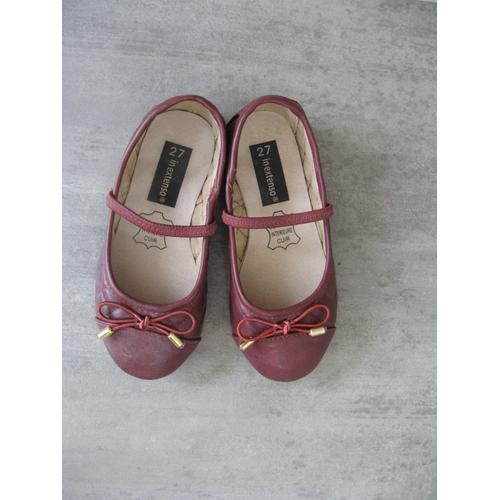 Ballerines In Extenso 27 Bordeaux Neuf