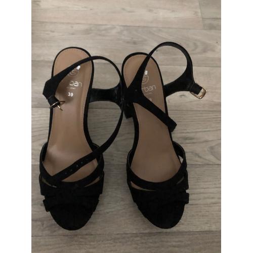 Sandales Femme Noires - 39