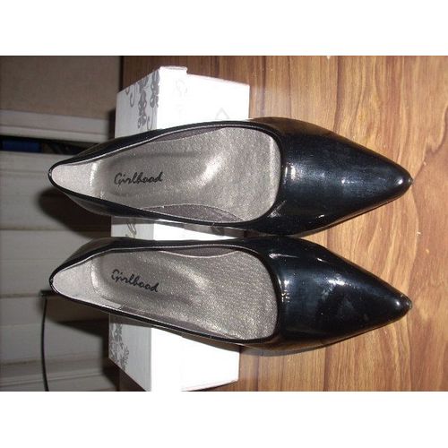 Ballerines Neuves Vernis Noir P38