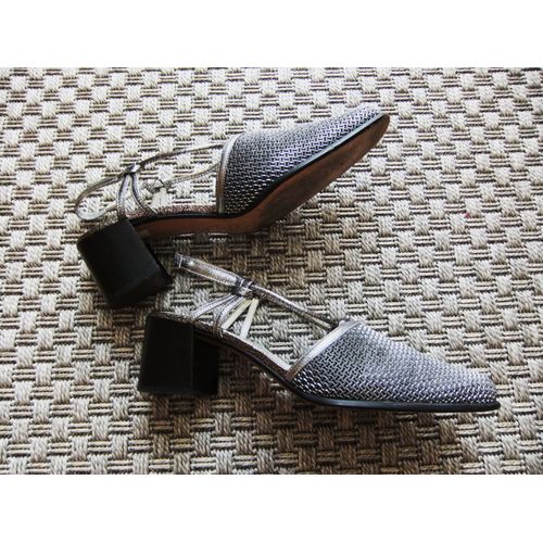 Escarpins Femme  Taille 37 Argentés À Talons Jean-Louis Scherrer