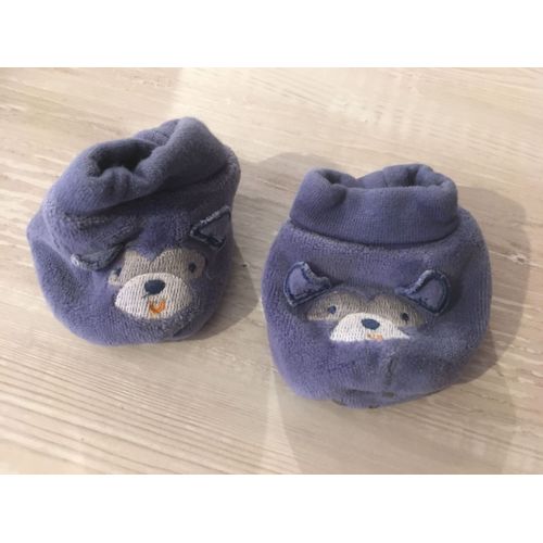 Chaussons Bleu De Naissance