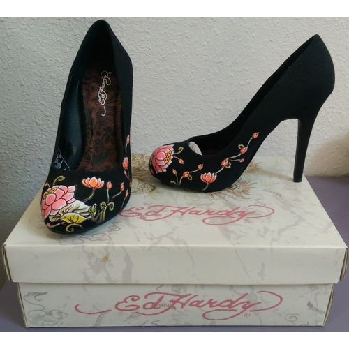 Escarpins Ed Hardy In Bloom Haute T37