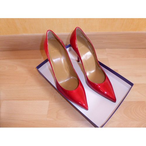 Escarpins Rouges Vernis Naugthy Red Quasar - 38 1/2