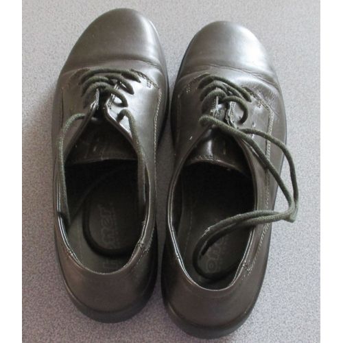 Chaussures Hotter Pour Femme - Modèle Stream À Lacets - Vert Olive - Taille 39 (6) - Cuir Nubuck - Souples Et Légères - Semelles Intérieures Amovibles - Hauteur Du Talon 2.3cm
