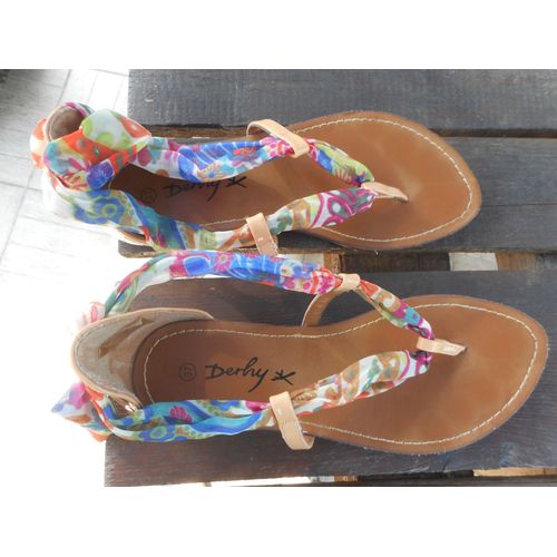 Sandales René Derhy 37 Beige
