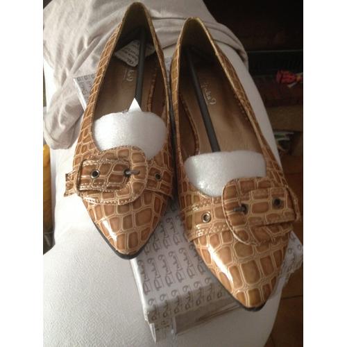 Ballerines Imitation Croco Beige Pointues Pinko - 36