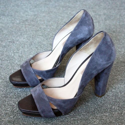 Escarpins Bleu Gris Blueprint Taille 39