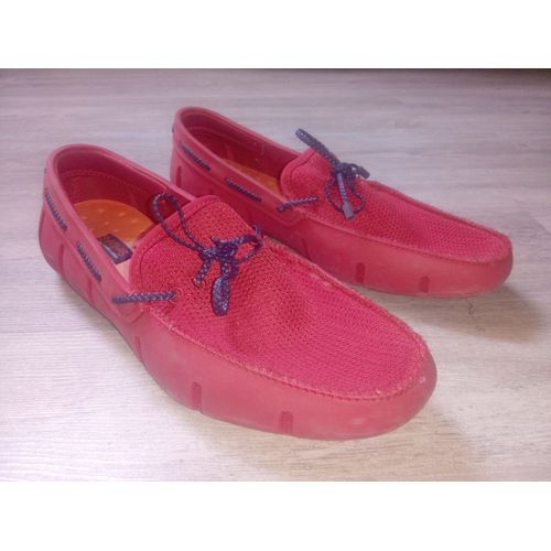 Mocassins, Chaussures D'eau Braided Lace Loafer Swims 42 Rouge