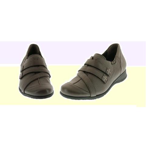 Derbies Cuir Dessus Et Doublure Gris 38 Taupe Mephisto Derby Richelieu Grises Velcro Neuf Semelle Caoutchouc Talon 3 Cm  Grise 2 Brides A Scratch Reposant Souple Pratique Chaussure Souplesse Legerete