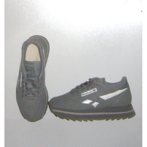 Baskets Reebok 37 Sneakers Tennis Cuir Impermeable Com Neuf Semelle Epais Caoutchouc Sigle Reflechissant Securite Nuit Confort Chaussures Sport Ville Detente Marche Running Course Saut Drapeau Anglais
