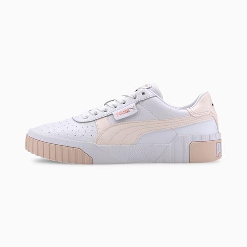 Chaussure Basket Femme Cali Wn S Puma Blanc Rose Taille 40.5