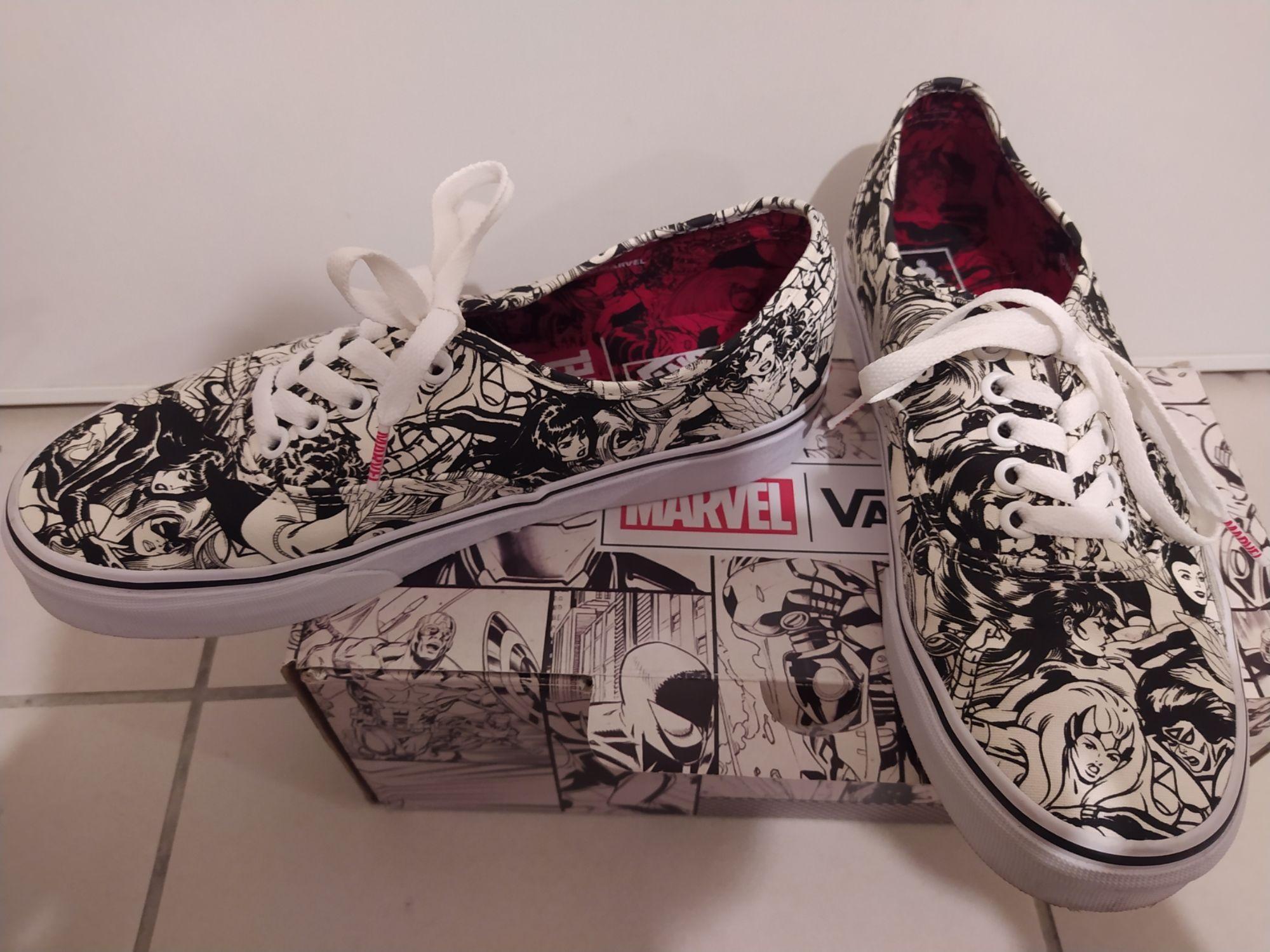 Vans Collection Marvel Authentic Baskets Basses 39 Rakuten