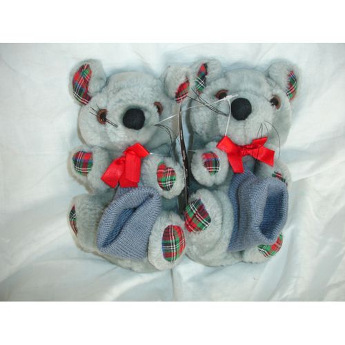 Chaussons Souris Grises 2/3 Ans - 23