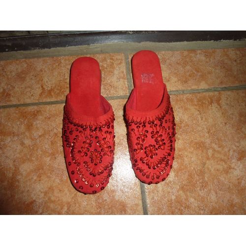 Chaussons Neutre 39 Rouge
