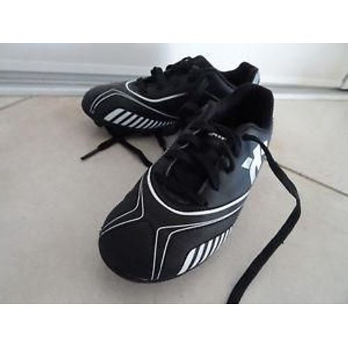 Chaussures Noires Crampons Football/Rugby Taille 37