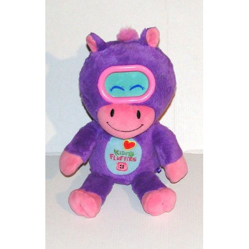 Peluche poney Kiddi Fluffies lucky violet Vtech Peluche cheval