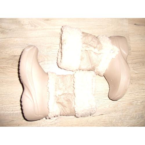 Bottes Crocs Beige P32