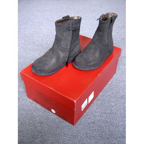 Bottes Bottines Noires Fille Taille 23 Bonpoint