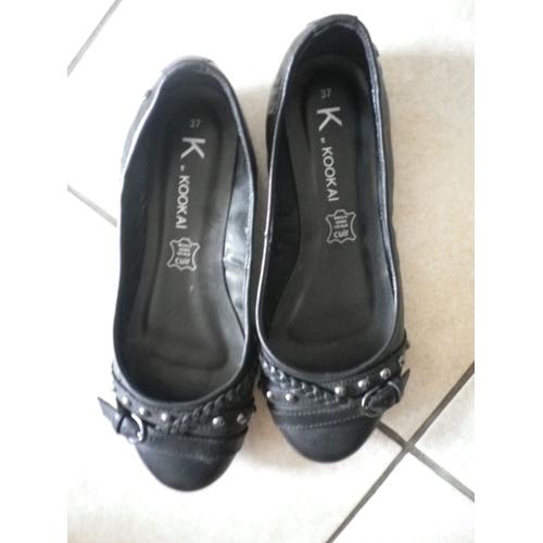 Superbes Ballerines En Cuir Kookai Taille 37.