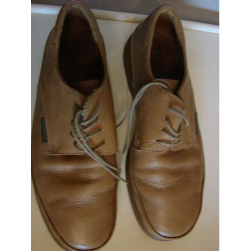 Chaussure De Ville Beige, A Lacet, Mocassin, Cuir, Vetissimo - 44