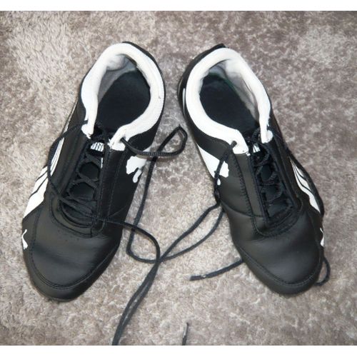 &#9733&#9733&#9733&#9734&#9734 Baskets Puma 37 Noir État Proche Du Neuf &#9733&#9733&#9733&#9734&#9734