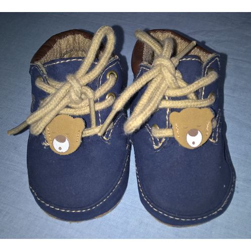 Chaussures Souple Bébé Garçon 3 Mois Bleu Foncé