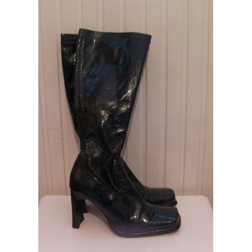 Bottes Vernies Noires Cable - Taille 39