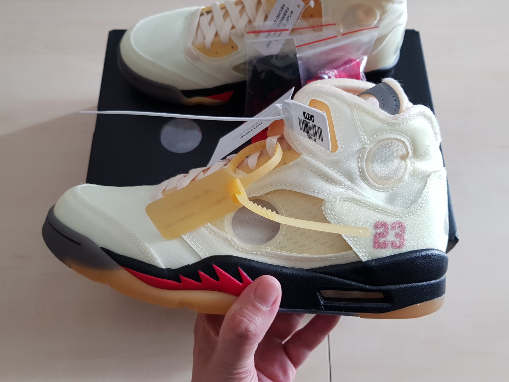 Air Jordan 5 Retro Off White Sail - 42